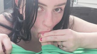 POV Lexi Sucks Your Cock, Shows You Her Big Tits And Makes You Cum Everywhere