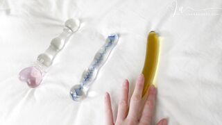 One Tight Asshole, 3 Glass Dildo