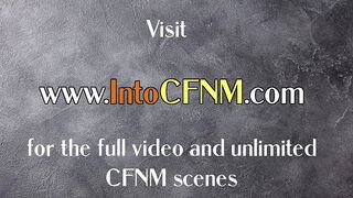 CFNM voyeur films group college HJ with cum of her students