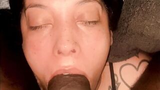 Latina Wife Awaken & Throat Fucked By BBC (Cum shot)