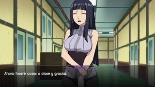 Receiving a blowjob from Hinata at School - KUNOICHI TRAINER - [Scenes + Download]