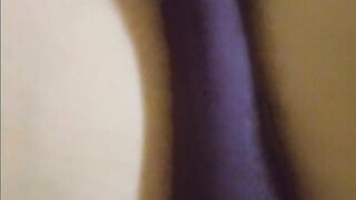 Playing with my wet throbbing pussy and perky nipples ends with a good orgasm with my vibrator...