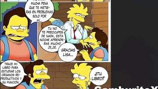 Lisa Le Da Una ''Clase'' De Anatomía a Nelson y Termina Comiendole El Coño