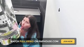 Stepmom Was Fucked in the Public Women's Toilet