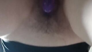 I found a dildo on the closet and decided to try it with my pussy