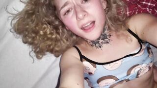 MaryJane is cummed in his face and fucked until orgasm