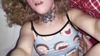 MaryJane is cummed in his face and fucked until orgasm