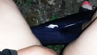 We sit opposite each other on the street and masturbate our pussies - IkaSmokS