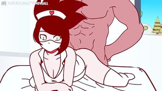 Akali nurse fuck Shen on Hospital