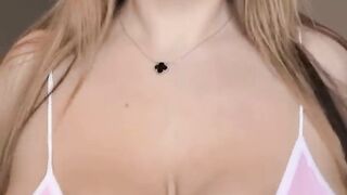 Video of big natural tits shaking in different directions