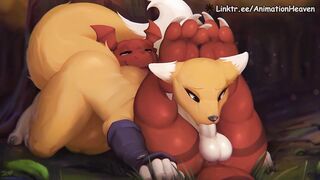 Renamon's Blowjob || 4K60