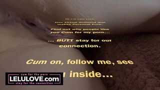 Big tits babe sucks cock takes doggystyle pounding creampie orgasms & closeup cumshot - Lelu Love