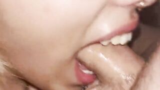 Sloppy Deepthroat Blowjob After Gym