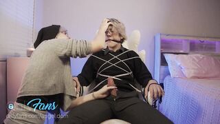 I tied my Femboy to a chair and Dominated him!