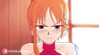 Luffy fuck nami for first-time 18+