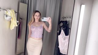 HM transparent clothes try on haul see through lingerie see through dresses