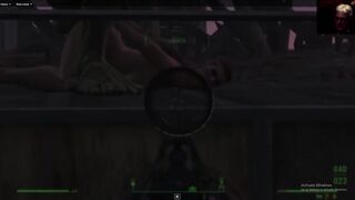 Curie Ass Fucked Outdoors on Roof | Fallout 4 Far Harbor