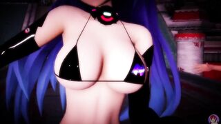 MMD Fire Emblem x Hyperdimension Neptunia // Kiss Me / Camilla x Iris Heart