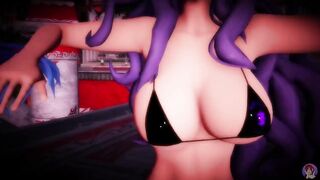 MMD Fire Emblem x Hyperdimension Neptunia // Kiss Me / Camilla x Iris Heart