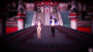 MMD Fire Emblem x Hyperdimension Neptunia // Kiss Me / Camilla x Iris Heart