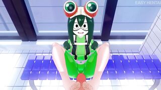 Tsuyu Asui Footjob animation [My Hero Academia]