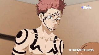 Sukuna bounces Nobara's big ass - Jujutsu Kaisen hentai