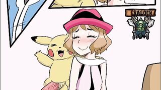 The Beautiful Serena Fucking Ash - Pokemon Hentai Manga