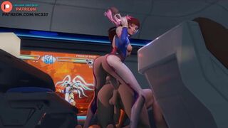 FUTANARI D.VA ENJOY FAN HOLE AFTER EVENT | OVERWATCH FUTA HENTAI