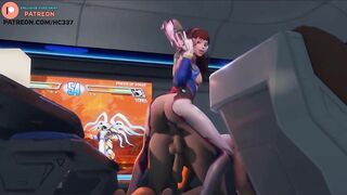 FUTANARI D.VA ENJOY FAN HOLE AFTER EVENT | OVERWATCH FUTA HENTAI