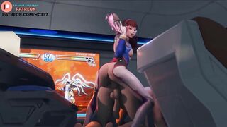 FUTANARI D.VA ENJOY FAN HOLE AFTER EVENT | OVERWATCH FUTA HENTAI