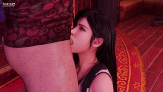 Tifa blowjob - Final Fantasy 7 Remake (Auxtasy)