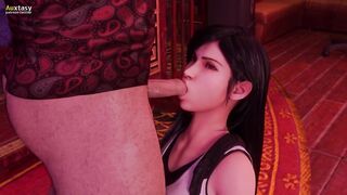 Tifa blowjob - Final Fantasy 7 Remake (Auxtasy)