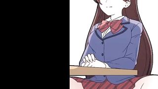 KOMI SAN TESTING NEW ANAL DILDO | Anime Hentai Animation 60Fps