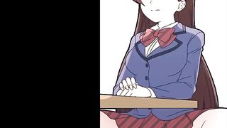 KOMI SAN TESTING NEW ANAL DILDO | Anime Hentai Animation 60Fps