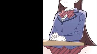 KOMI SAN TESTING NEW ANAL DILDO | Anime Hentai Animation 60Fps