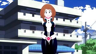 Undressing the Beautiful Uraraka Ochako - Isekai Brothel