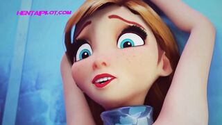 Elsa And Anna Frozen Lesbian Porn - Making Her Cum With A Secret Blue Cube