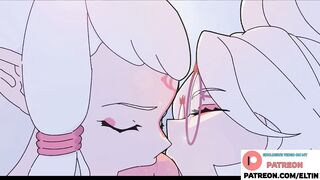 Purah With Girlfriend Find Big Dick And Getting Cum On Face | Amazing Hentai Story