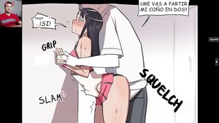 Nagatoro wants to ride Naoto's good cock until she is full of his thick semen