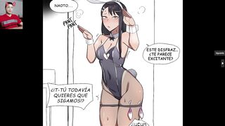 Nagatoro wants to ride Naoto's good cock until she is full of his thick semen