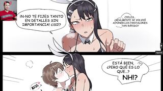 Nagatoro wants to ride Naoto's good cock until she is full of his thick semen