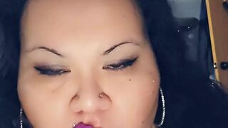 BBW loves sucking cock