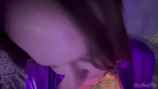 BBW slut POV sex Halloween party