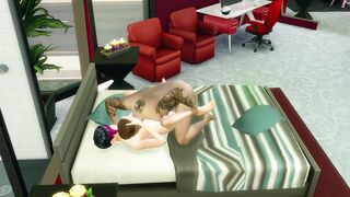 Cartoon Porn SEX with STEPSISTER Latina Bbc BLOWJOB with DEEP Hard ANAL Fucking - Sims4