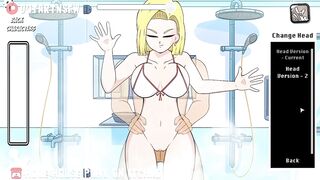 Android 18 Creampied In The Shower Orgasm - Hole House Game