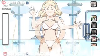 Zelda Fucked In The Shower Against The Glass - Hole House