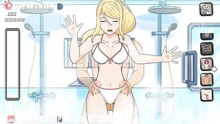 Samus Fucked In The Shower Against The Glass - Hole House