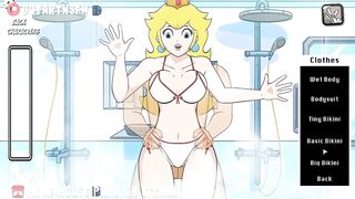 Peach Fucked In The Shower Against The Glass - Hole House