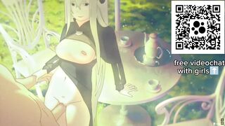 She wants a huge cock in her, great sex with the hottie - Echidna Re:Zero Hentai Uncensored