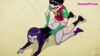 Robin Get Fucked With Raven / Going At In Cowgirl // HENTAI Uncensored